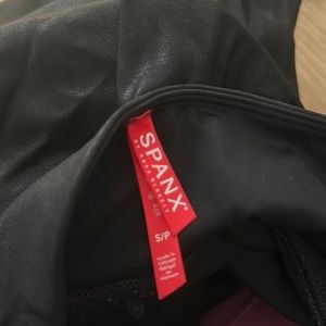 SPANX Faux Leather Leggings